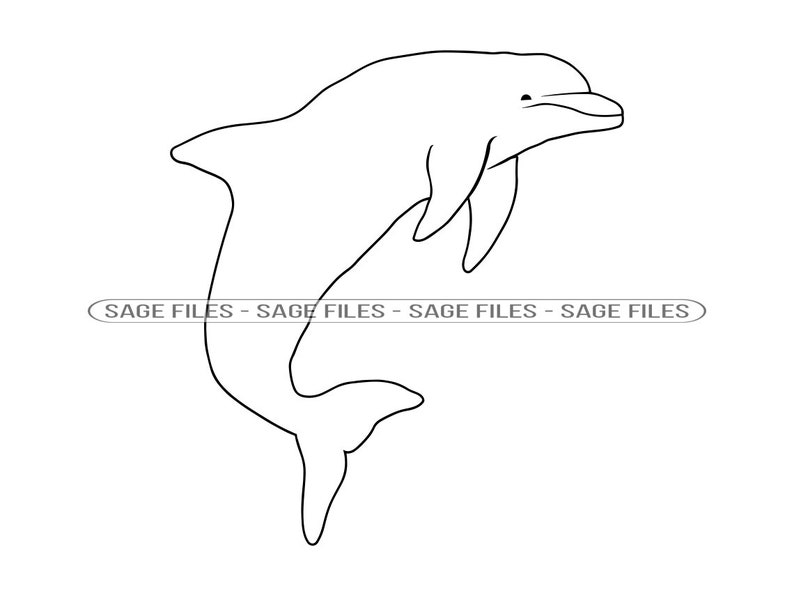 Delfin Umriss SVG Delfin Svg Delfin Clipart Delfin Dateien - Etsy Schweiz