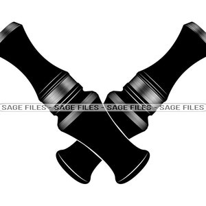Duck Call Logo SVG, Duck Hunting Svg, Duck Whistle Svg, Duck Call Clipart, Files for Cricut, Cut Files For Silhouette, Png, Dxf