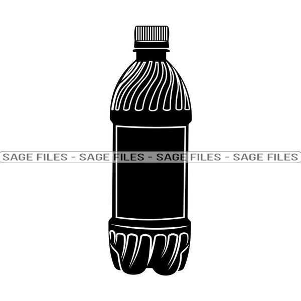 Soda Bottle #3 SVG, Soda SVG, Soda Bottle Clipart, Soda Bottle Files for Cricut, Soda Bottle Cut Files For Silhouette, Png, Dxf