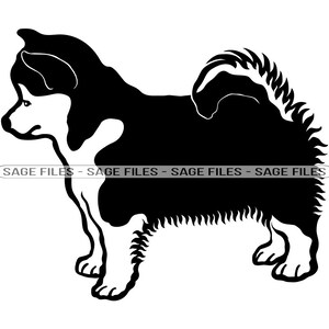Pomsky SVG, Dog Svg, Pomsky Clipart, Pomsky Files for Cricut, Pomsky Cut Files For Silhouette, Png, Dxf