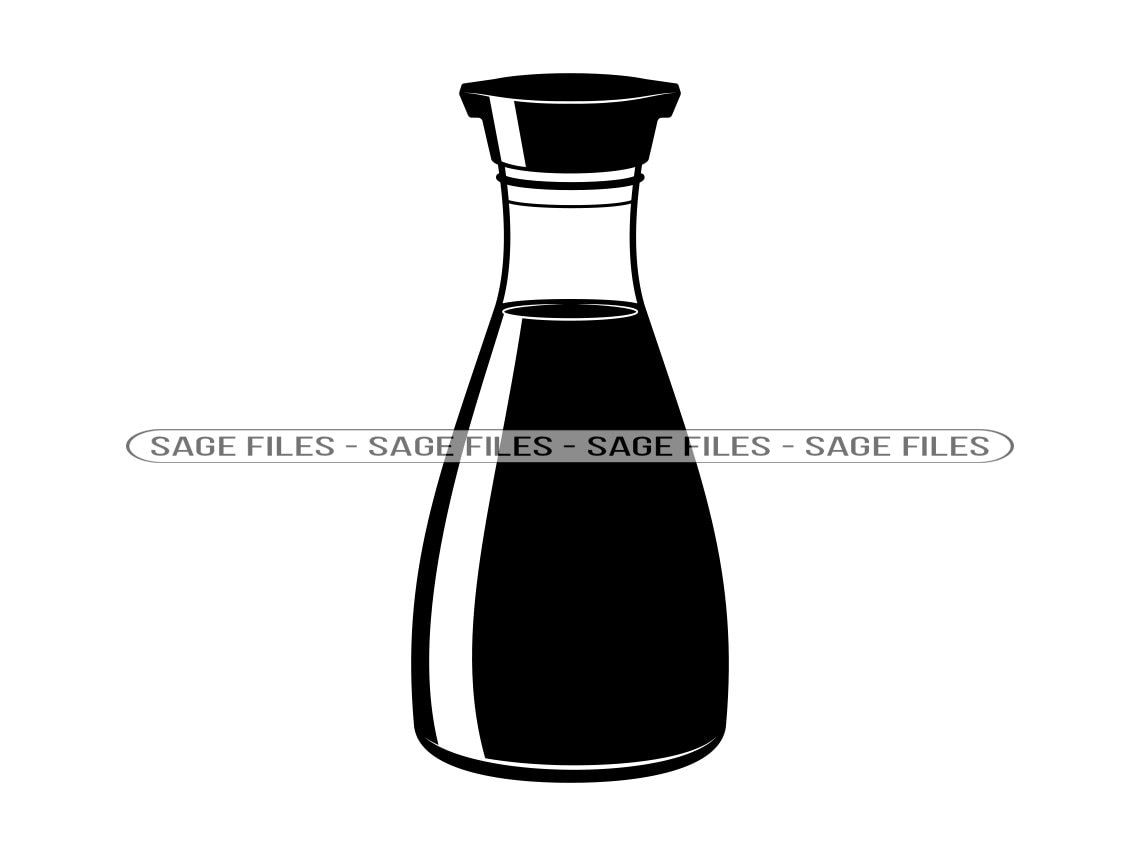 Soy Sauce Clipart Black And White School