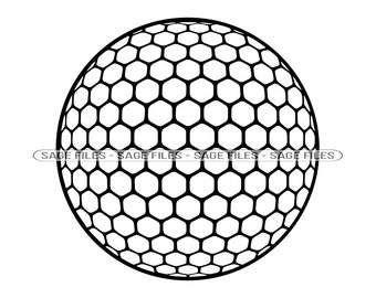 Golf Ball #2 SVG, Golf Ball SVG, Golf Svg, Golf Ball Clipart, Golf Ball Files for Cricut, Golf Ball Cut Files For Silhouette, Png, Dxf,