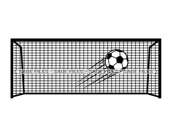 Soccer Goal SVG, Goal Post Svg, Soccer Svg, Soccer Clipart, Soccer Files for Cricut, Soccer Cut Files For Silhouette, Png, Dxf