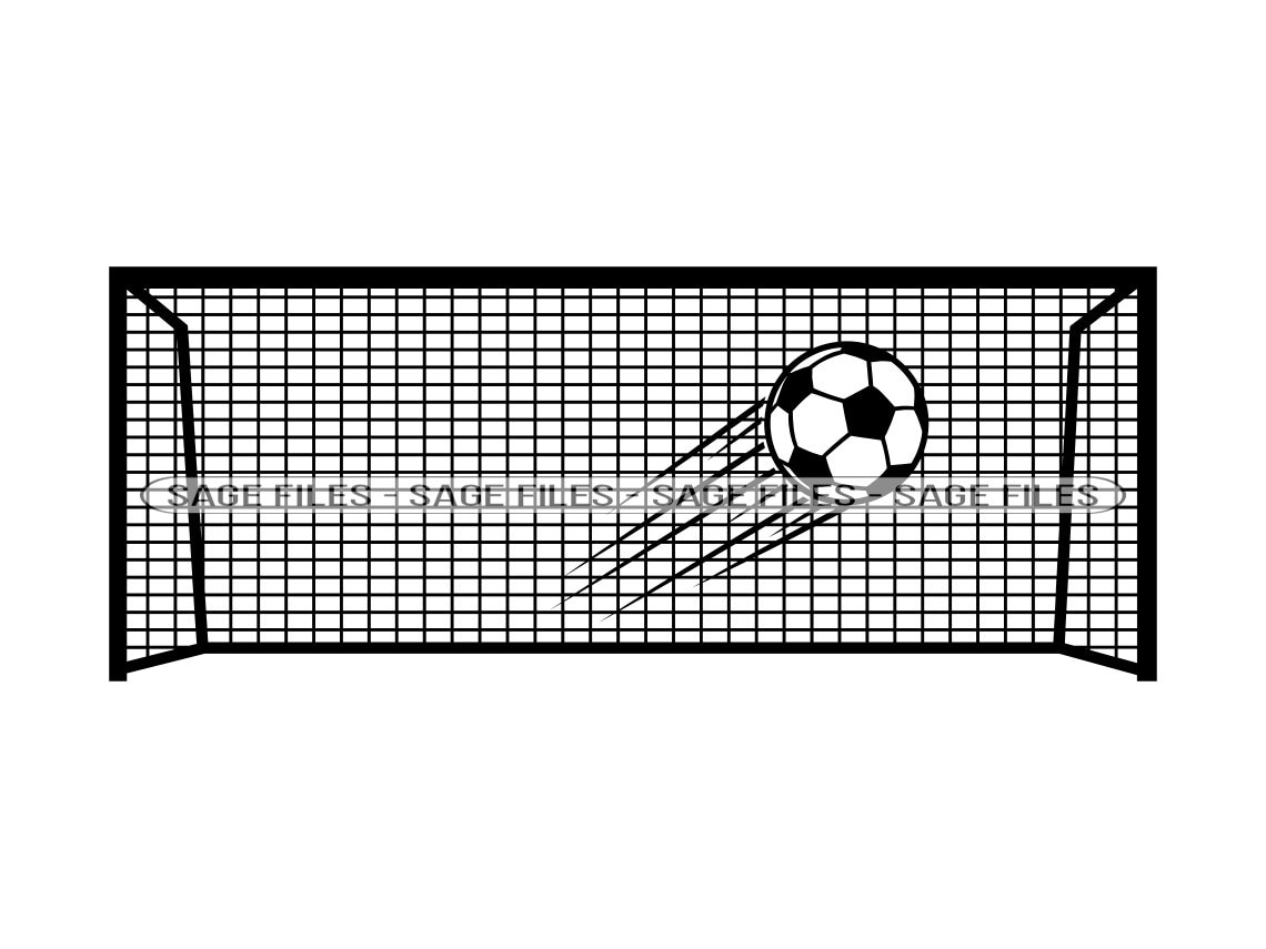 Soccer Goal SVG, Goal Post Svg, Soccer Svg, Soccer Clipart, Soccer