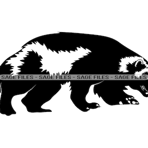 Wolverine #6 SVG, Wolverine SVG, Animals Svg, Wolverine Cut Files,  Png, Dxf