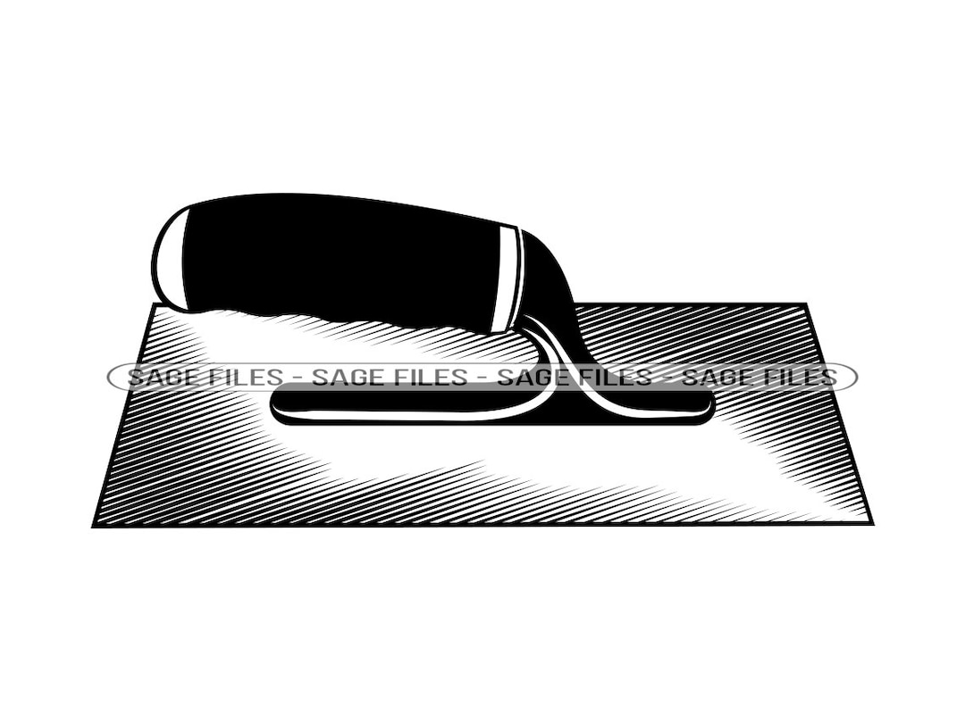Trowel Drywall SVG, Contractor Svg, Builder Svg, Trowel Drywall Clipart