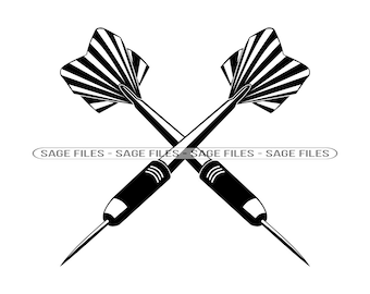 Darts Logo #6 SVG, Darts Svg, Dart Svg, Darts Clipart, Darts Files for Cricut, Darts Cut Files For Silhouette, Png, Dxf