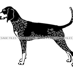 Bluetick Coonhound SVG, Dog Svg, Bluetick Coonhound Clipart, Bluetick Coonhound Files for Cricut, Cut Files For Silhouette, Png, Dxf