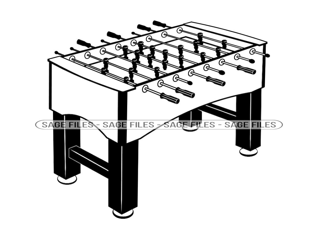 Foosball Table SVG, Foosball Svg, Foosball Clipart, Foosball Files for