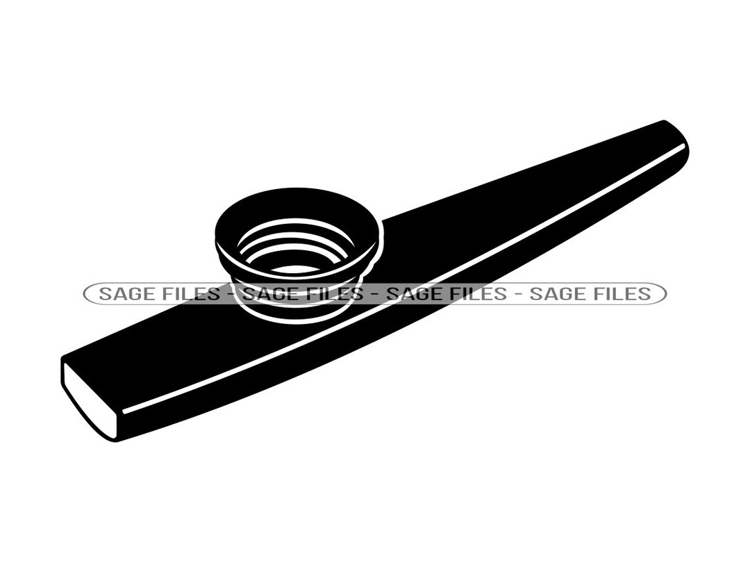 Kazoo SVG, Kazoo Clipart, Kazoo Files for Cricut, Kazoo Cut Files for