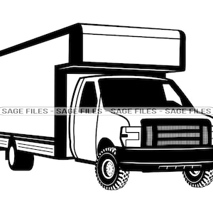 Moving Truck SVG, Moving Company Svg, Moving Truck Clipart, Moving Truck Files for Cricut, Moving Truck Cut Files For Silhouette, Png, Dxf