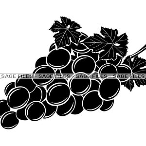 Grape #8 SVG, Grape SVG, Wine Svg, Fruit SVG, Grape Clipart, Grape Files for Cricut, Grape Cut Files For Silhouette, Png, Dxf