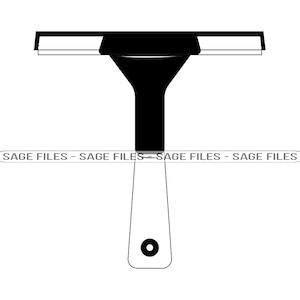 Squeegee SVG, Cleaning Svg, Squeegee Clipart, Squeegee Files for Cricut, Squeegee Cut Files For Silhouette, Png, Dxf