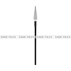 Spear SVG, Pike Svg, Spear Clipart, Spear Files for Cricut, Spear Cut Files For Silhouette, Png, Dxf