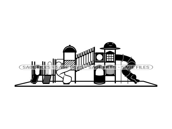 Playground 2 SVG Playground SVG Kids Svg Playground - Etsy Australia