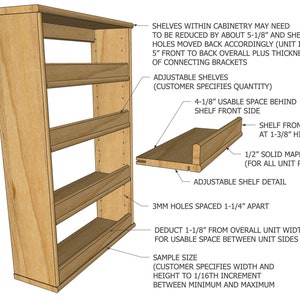 Customizable Behind The Door Can Rack with Adjustable Shelves