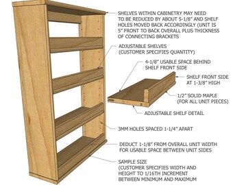 Customizable Behind The Door Can Rack with Adjustable Shelves