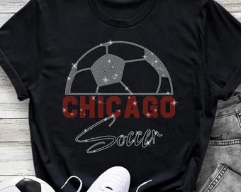 Chicago voetbalshirt met strass steentjes: Team Mascot T-shirt