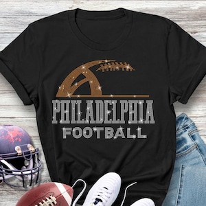 Philadelphia Rhinestone Sunday Football T-Shirt, Glittering Bling Game Day Outfit, Comfort Colors  Football Uniform, Gift for Men or Women