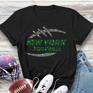 New York Football Strass T-Shirt: Game Day Fan Geschenk
