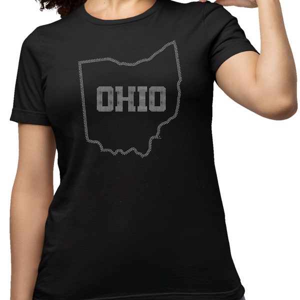 Rhinestone Ohio Shirt - Etsy