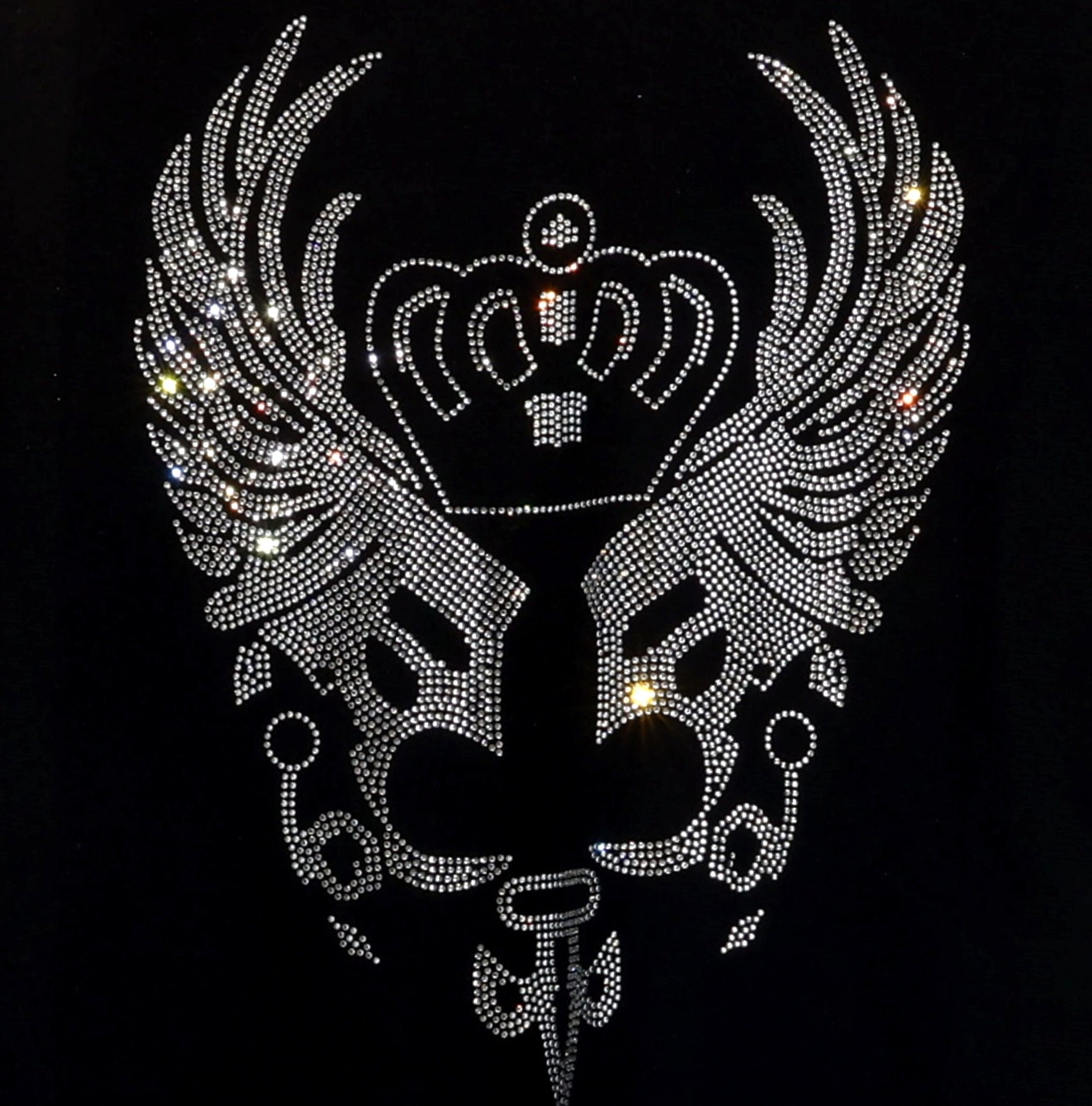 ゲ*ン様 BIG LOGO RHINESTONE EMBLEM TEE Guess Big Girls 7-16 Short-Sleeve Rhinestone-Embellished