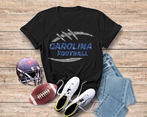 Carolina Football Rhinestone T-shirt: Game Day Retro Sweatshirt
