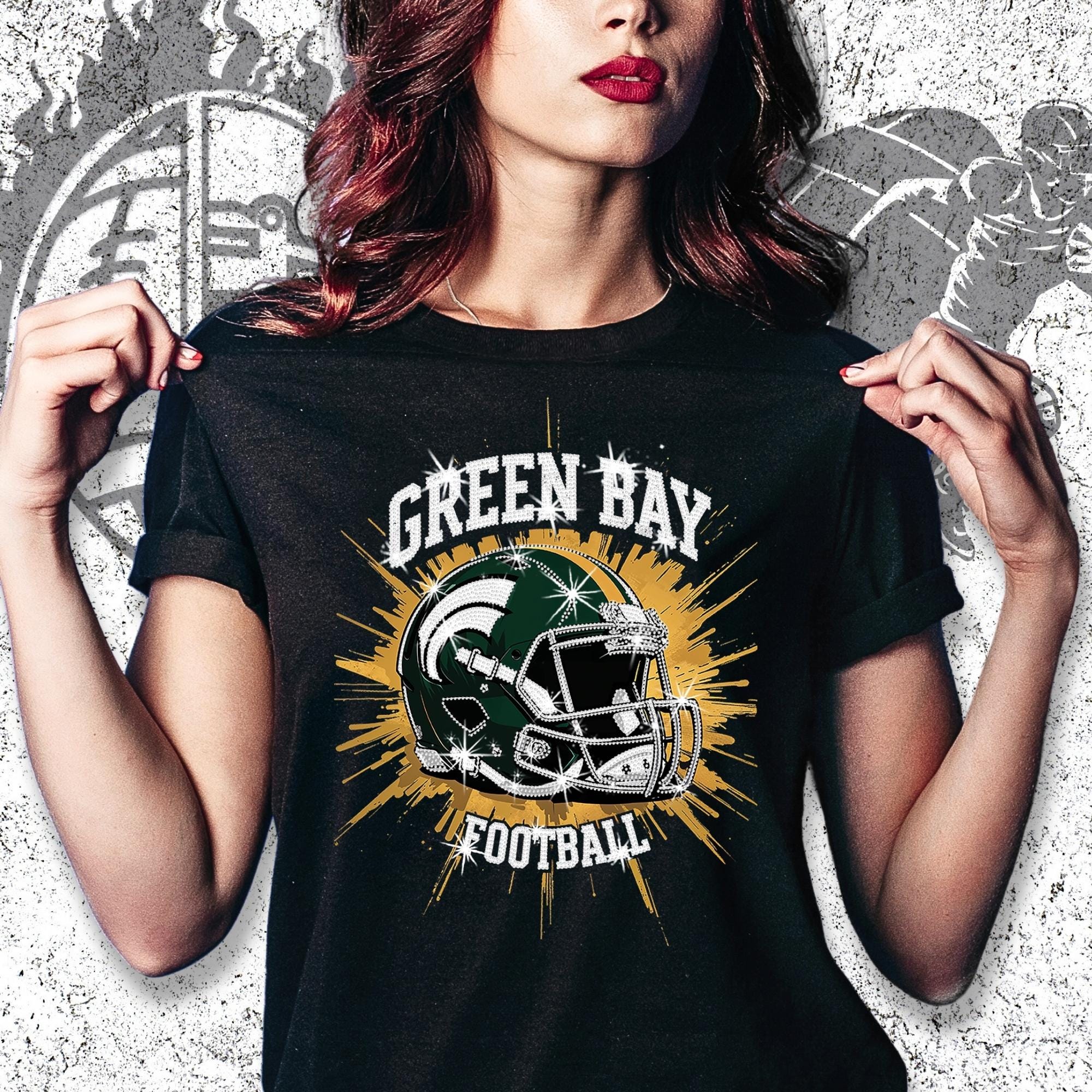 nubian×Basicks SHIMING FOOTBALL T-SHIRTS Men's Champion Gray NDSU Bison 2024 NCAA FCS Football