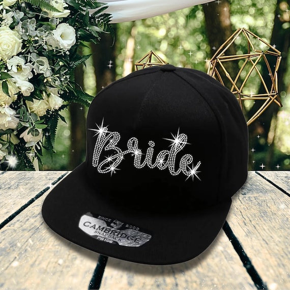 Bride Rhinestone Baseball Cap: Sparkly Bachelorette Party  display picture 3