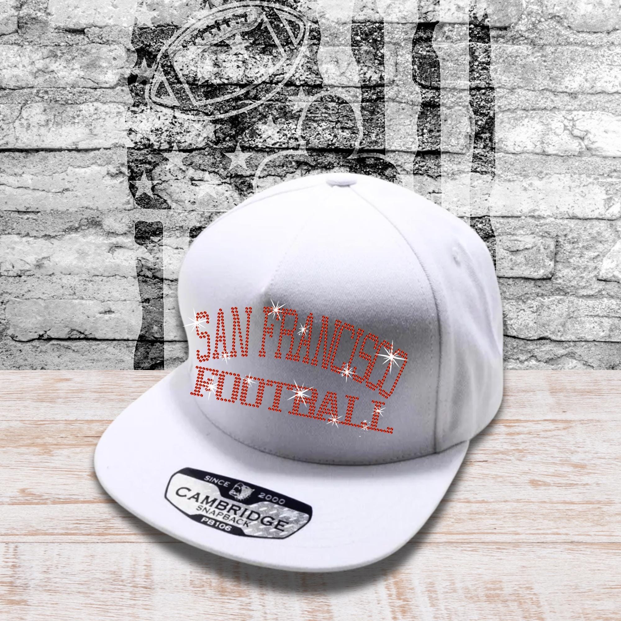San Francisco Football Rhinestone Snapback Cap - Game Day  display picture 1