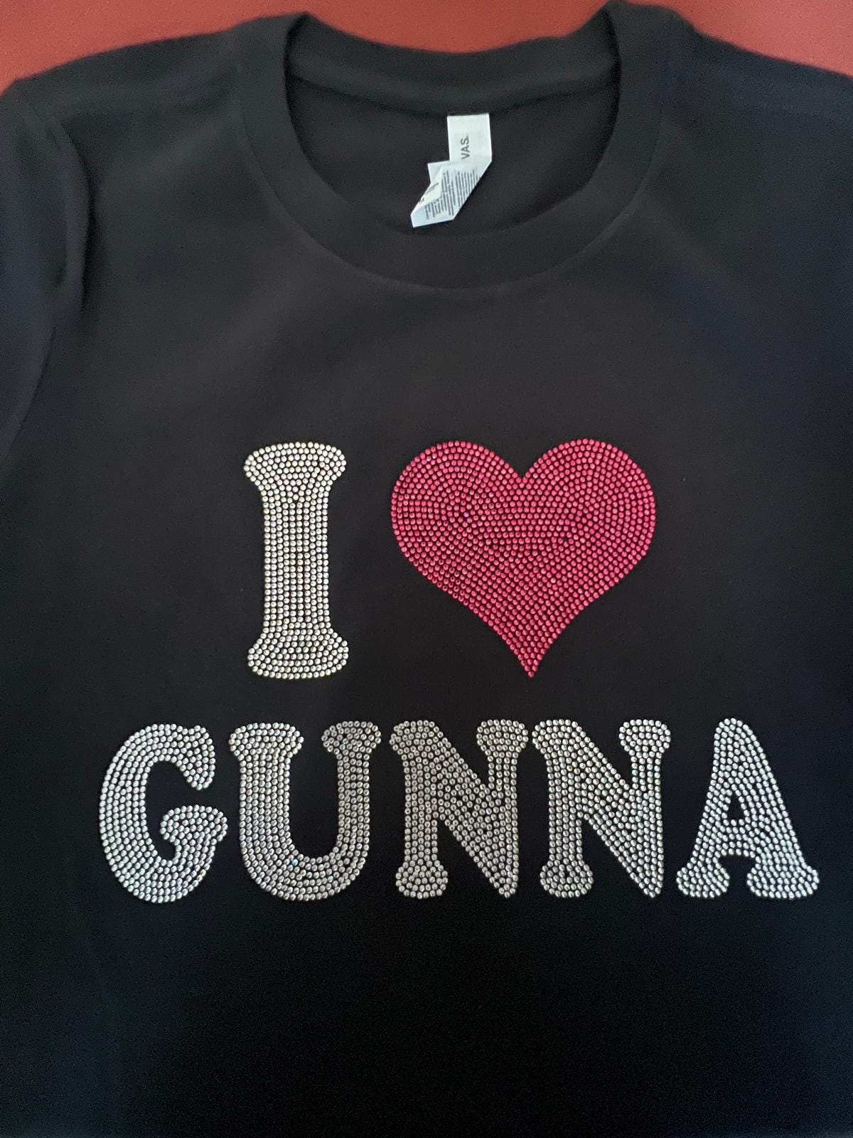 Custom Rhinestone Long Sleeve Shirt: Personalized Long Sleeve Sparkle ...