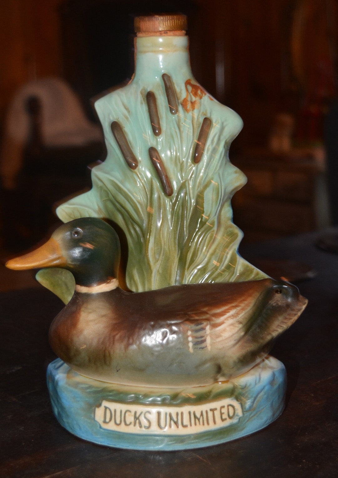1974 Jim Beam Ducks Unlimited Decanter Etsy