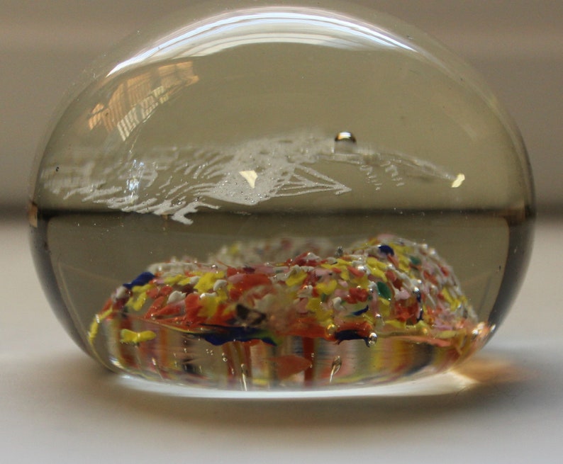 Antique Glass Paperweight remember the Maine Etsy