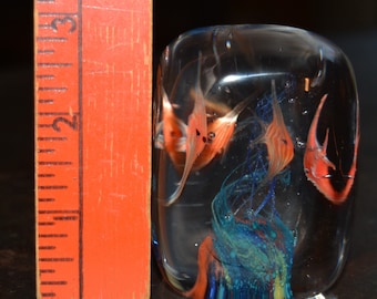 Rare shape Vintage Dynasty Gallery Goldfish paperweight