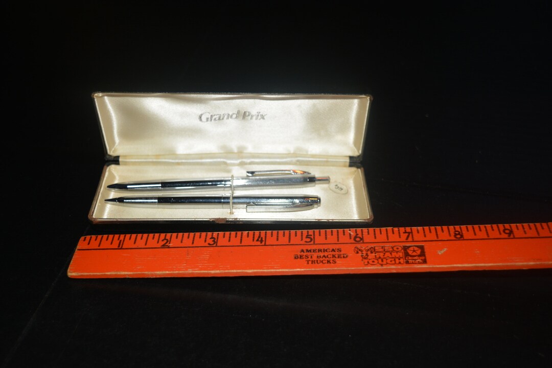 Vintage Grand Prix Pen and Pencil Set