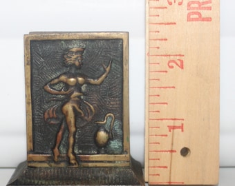 Antique Brass Matchbox Holder Made in Germany