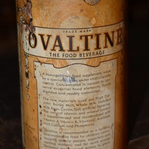 1930&#39;s Ovaltine Tin Container