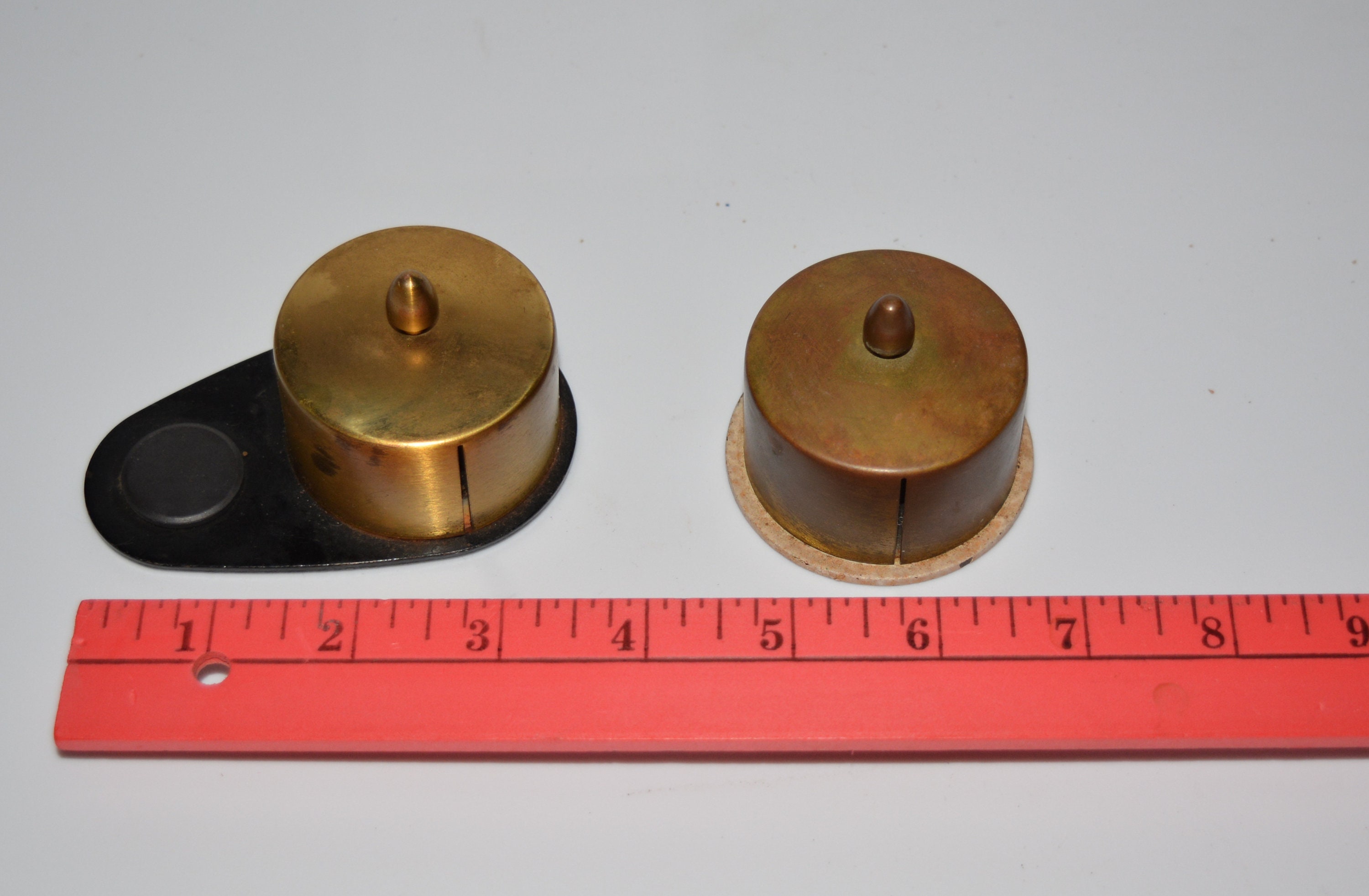 Vintage Brass Postage Stamp Dispenser Etsy