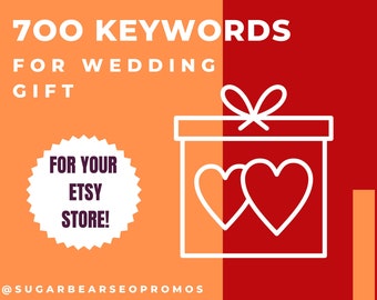 Keywords for WEDDING GIFT Keywords list Search optimization Tagging item Seo help Seo keyword research Popular wedding gift key words A9F