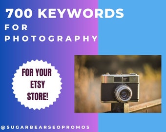 Keywords for PHOTOGRAPHY Keywords list Search optimization Tagging item Seo help Seo keyword research Popular best key words A94