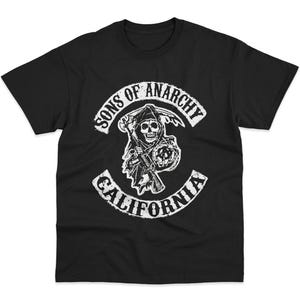 Sons of Anarchy Fan T-Shirt, Vintage Movie Shirt, Motorcycle Shirt, Sons of Anarchy Shirt, Motorcycle Graphic Tee, Retro Movie Shirt