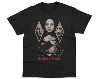 The Silence of the Lambs Shirt, Classic Film Apparel, 90s Movie Shirt, Vintage Movie Shirt, Hannibal Lecter Shirt, Horror Movie Shirt