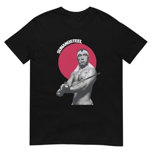 Yukio Mishima Zon en Staal Unisex T-Shirt met korte mouwen