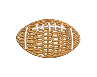 Wicker Fußball Stickdatei, Herbst Chic Wicker Rattan Grand Millennial Maschinenstickdatei, sofortiger digitaler Download