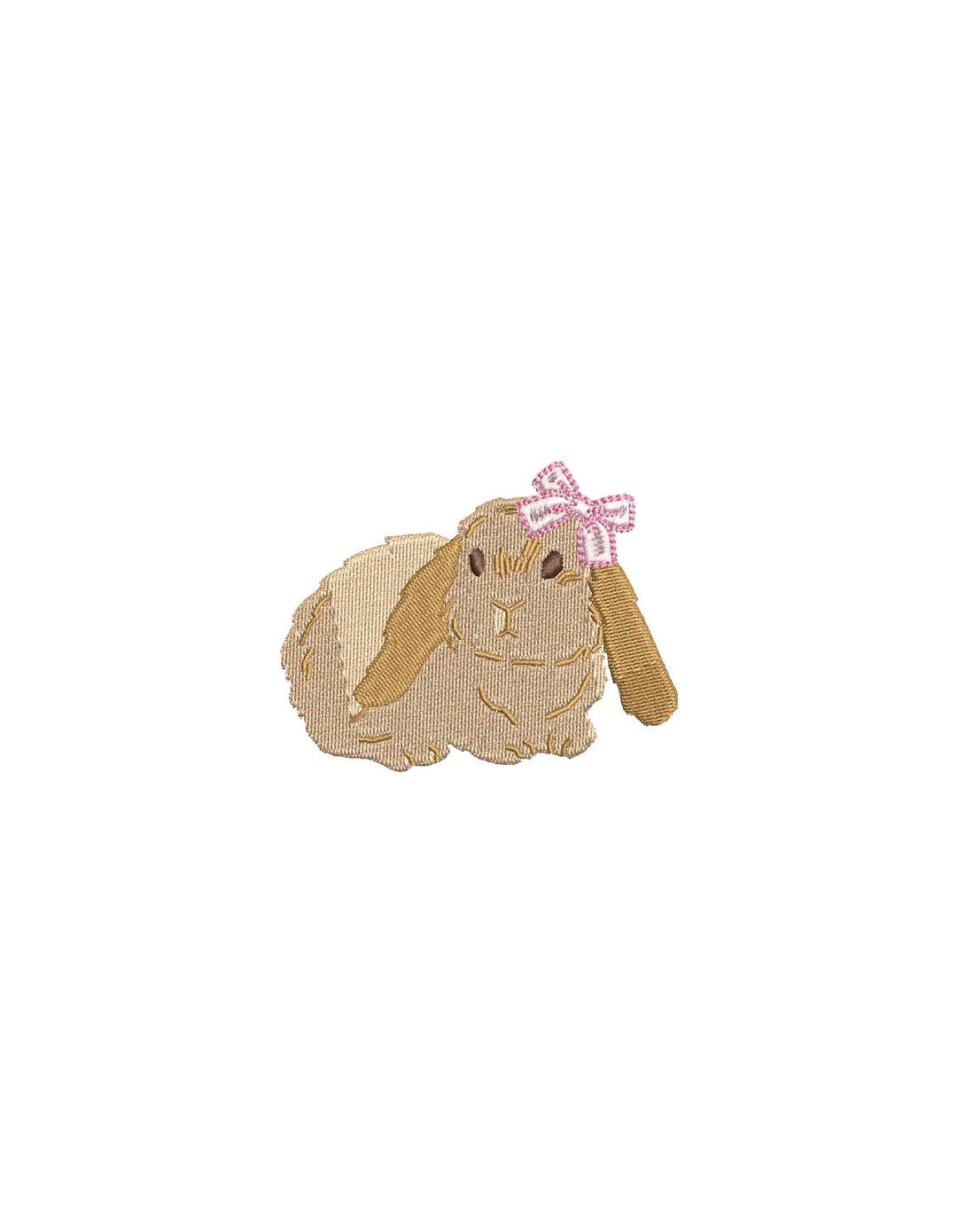 Easter Rabbit Bow Embroidery Design, Easter Bunny Coquette Bow Machine ...