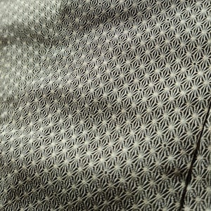 Vintage Japanese hitoe (unlined) kimono silk brown woven suitable for tea ceremony