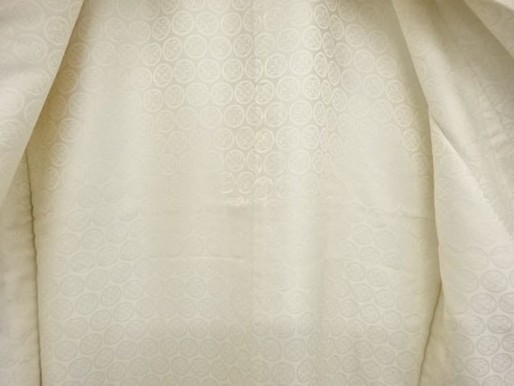 Vintage wedding kimono uchikake/shiromuku silk sa… - image 5