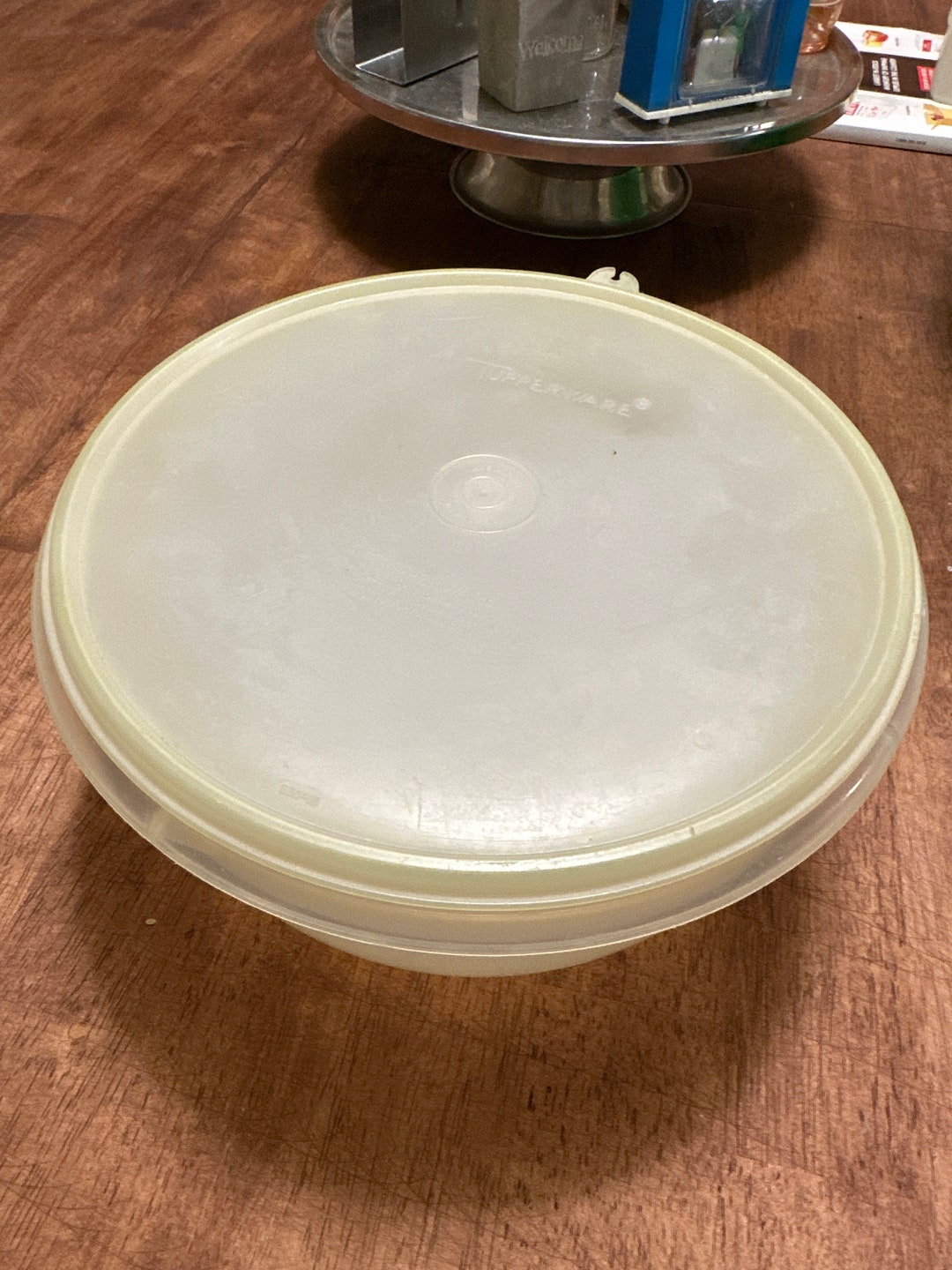 Vintage Tupperware Lidded Mixing Bowl 27214 Etsy