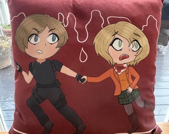 Resident Evil 4 Leon & Ashley Pillow Plush