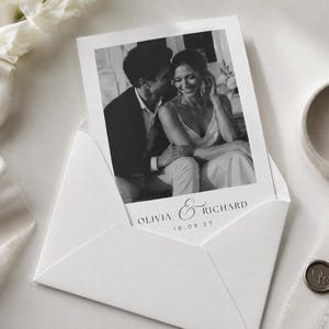 Elegant Wedding Invitation Suite Template | Canva Editable | 5x7 Invitation, Details, RSVP image 6